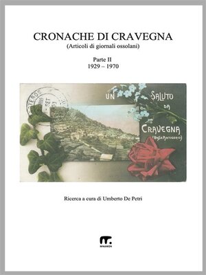 cover image of Cronache di Cravegna--II parte